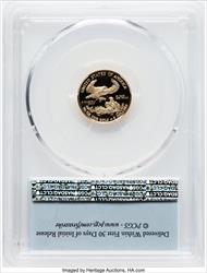 2018-W $5 Tenth Ounce Gold Eagle First Strike FS Flag PCGS PR70