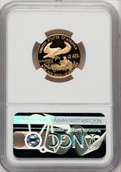 1995-W $10 Quarter-Ounce Gold Eagle Mike Castle NGC PF70