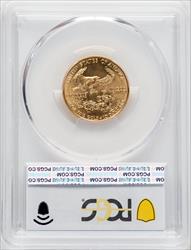 1998 $10 Quarter-Ounce Gold Eagle Blue Gradient PCGS MS70