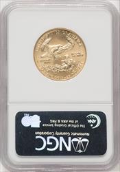 2007 $25 Half-Ounce Gold Eagle First Strike ER Blue NGC MS70