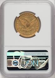 1866-S $10 NO MOTTO Liberty Eagle NGC AU50