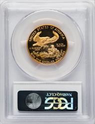 1988-P $25 Half- Ounce Gold Eagle Blue Gradient PCGS PR70