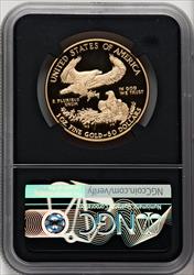 2021-W $50 One Ounce Gold Eagle Type One First Day of Issue NGC PF70 (769395010)