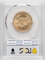 2006-W $25 Half-Ounce Gold Eagle Burnished Blue Gradient PCGS SP70