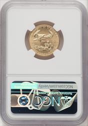 2021 $10 Quarter Ounce Gold Eagle T-1 NGC MS70 Everhart