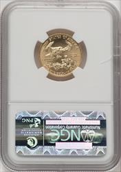 2011 $10 Quarter-Ounce Gold Eagle 25th Anniversary NGC MS70