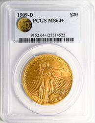 1909-D ST. GAUDENS $20