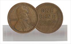 1919-S Circulated Lincoln Cent 50-Coin Roll VF/EF