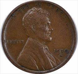 1910-S Lincoln Cent Choice VF Uncertified