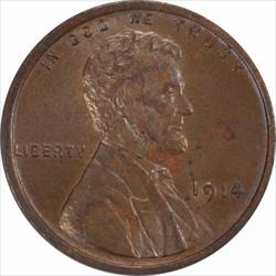 1914-P Lincoln Cent MS60 Uncertified