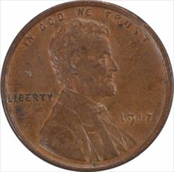 1917-P Lincoln Cent AU Uncertified