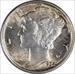 1934 Mercury Silver Dime MS64FB Uncertified