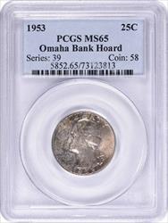 1953 Washington Silver Quarter MS65 PCGS