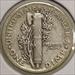1921 Mercury Dime, PCGS/CAC VF-25, Scarce CAC