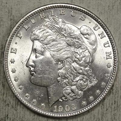 1903 Morgan Dollar, Better Date, Choice Uncirculated
