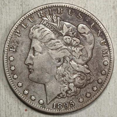 1895-S Morgan Dollar, Key Date, Choice Very Fine, Scarce