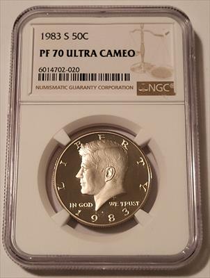 1983 S Kennedy Half Dollar Proof PF70 UC NGC
