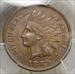 1889 Indian Cent, Choice Almost Uncirculated PCGS AU-58BN, Nice Color
