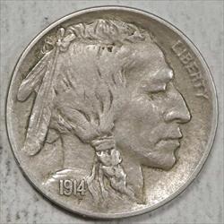 1914-D Buffalo Nickel, PCGS/CAC AU-55, Scarce CAC