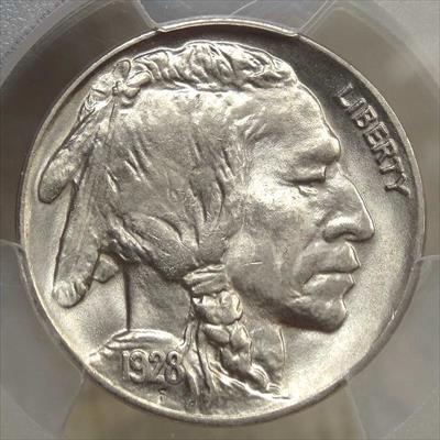 1928 Buffalo Nickel, Choice Uncirculated PCGS MS-64