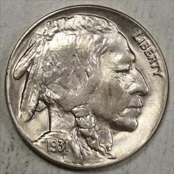 1931-S Buffalo Nickel, Choice Uncirculated, PCGS MS-64, Flashy BU