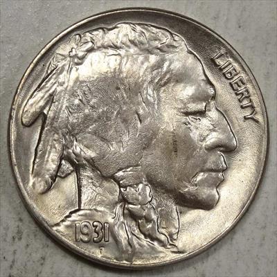 1931-S Buffalo Nickel, Choice Uncirculated, PCGS MS-64, Flashy BU