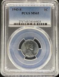 1943-S Lincoln Cent MS65 PCGS