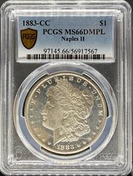 1883-CC Morgan Dollar MS66DMPL PCGS
