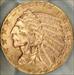 1909 $5 Indian MS64 PCGS