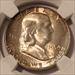 1954 S Franklin Half Dollar MS65+ NGC Toning