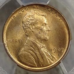 1909-S Lincoln Cent, Choice Uncirculated PCGS MS-64RD