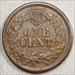 1864-L Indian Cent, Snow-5, Repunched Date, RPD, PCGS XF-45