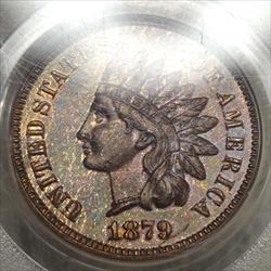1879 Indian Cent, Choice Proof PCGS PR-64BN, OGH, Old Green Holder