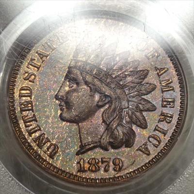 1879 Indian Cent, Choice Proof PCGS PR-64BN, OGH, Old Green Holder