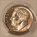 1949 D Roosevelt Dime MS67 FB CACG WitterBrick Chandler Signed