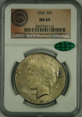 1926 Peace Dollar MS65 NGC CAC