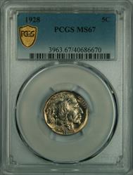 1928 Buffalo Nickel MS67 PCGS