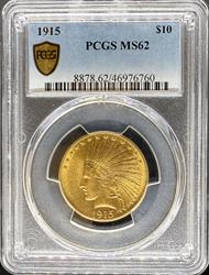 1915 $10 Indian MS62 PGCS