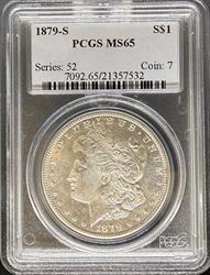 1879-S Morgan Dollar MS65 PCGS