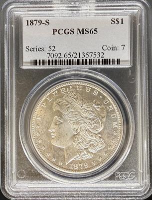 1879-S Morgan Dollar MS65 PCGS