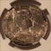 Great Britain 1902 Edward VII Coronation Silver Medal BHM-3737 MS62 NGC Toned