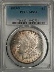 1899-S Morgan Dollar MS63 PCGS
