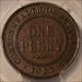 Australia George V 1927 (m) Penny MS62 BN PCGS GSH