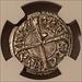 Livonia - Estonia - Bernd Van Der Borch 1471-83 Silver Schilling Reval AU58 NGC