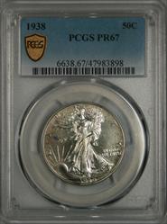 1938 Walking Liberty Half Dollar PR67 PCGS