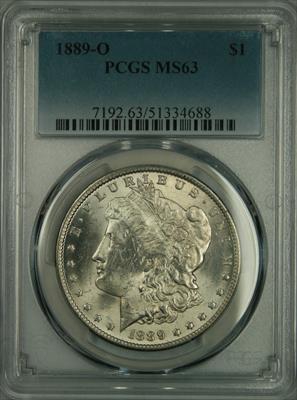 1889-O Morgan Dollar MS63 PCGS