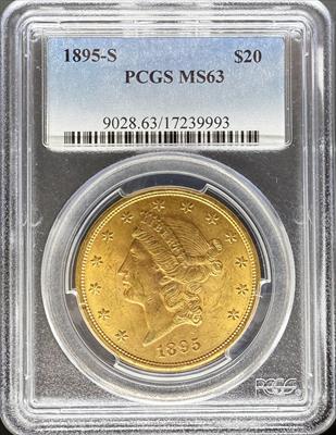 1895-S $20 Liberty MS63 PCGS