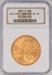 1865-S $20 Liberty MS64 NGC Brother Jonathan