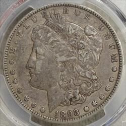 1893-O Morgan Dollar, Extremely Fine, PCGS/CAC XF-40, Super Original