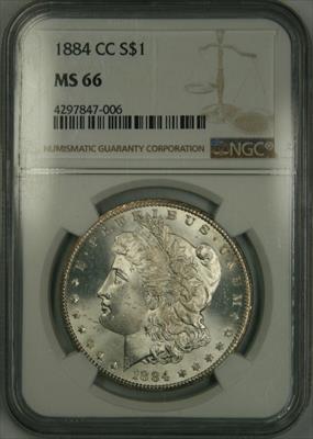 1884-CC Morgan Dollar MS66 NGC
